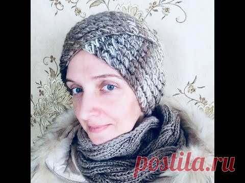 Вяжем чалму без замеров и расчетов 😉