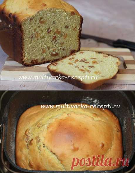 Кекс-кулич в хлебопечке.