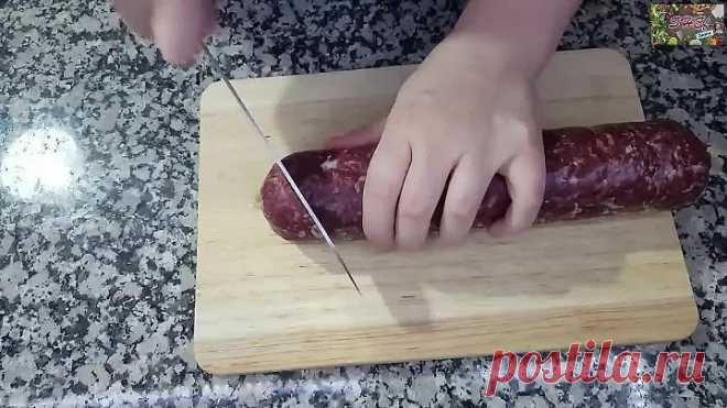 Домашний сервелат из говядины