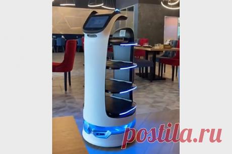 В ресторане Челябинска появился робот-официант. Робот-официант, стилизованный под кота, появился в одном из местных ресторанов Челябинска. В «Гриль Хаусе» гостей помогает обслуживать робот-официант, который приветствует посетителей и собирает заказы, после чего отправляется их забирать с кухни. У гаджета есть четыре разноса.