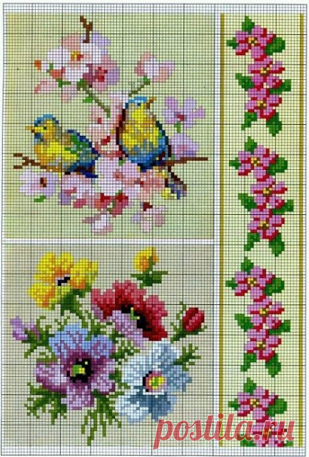 TOQUE DE BOM GOSTO ARTESANATO E DECORAÇÃO : BORDADOS COM FLORES