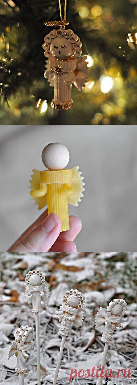 Новогодние игрушки из макарон своими руками на елку - 8 Декабря 2013 - Академия поделок