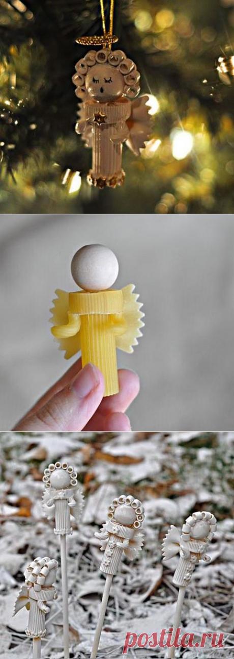 Новогодние игрушки из макарон своими руками на елку - 8 Декабря 2013 - Академия поделок