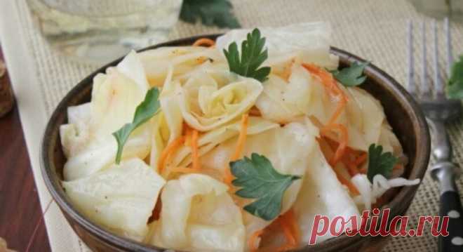 Вкуснейшая капуста, маринованная кусочками - Супер шеф
