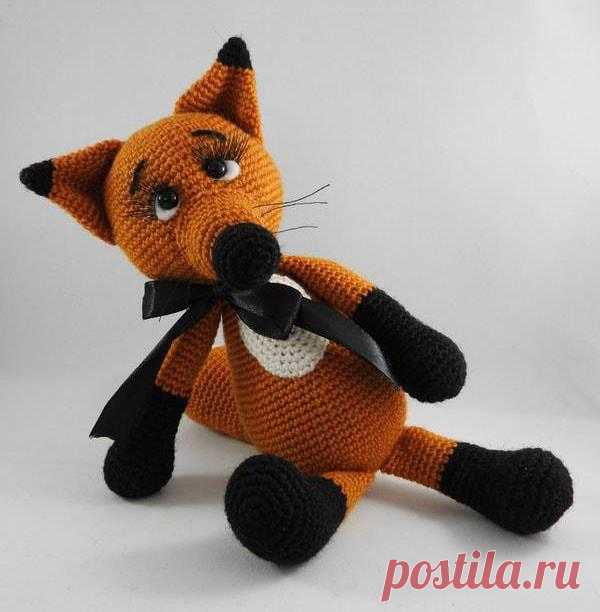 Лис Вики крючком. Амигуруми схемы и описания. Автор: Roosjes | IRINELY.ART