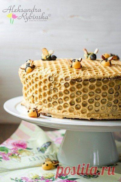 Медовый торт «Соты» | Вкуснолог...