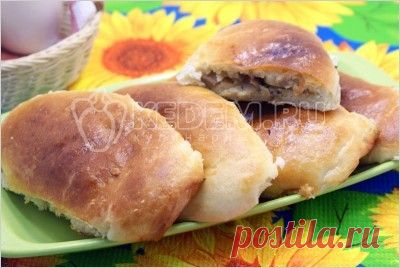 Пироги с капустой и грибами «Лапти» - Рецепты. Выпечка