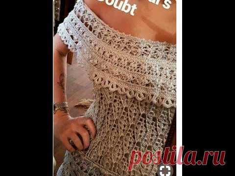 DIY CROCHET ACABAMENTO DO VESTIDO CIGANA   A PEDIDO HD