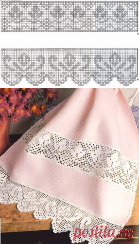 crochet em revista: Toalha de mãos