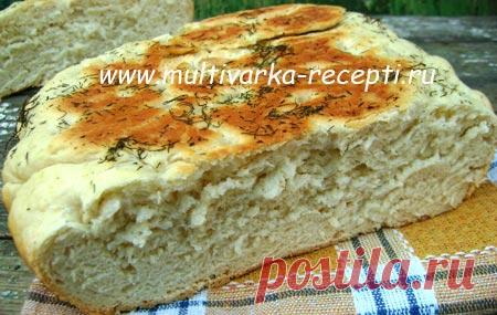 Картофельная фокачча в мультиварке