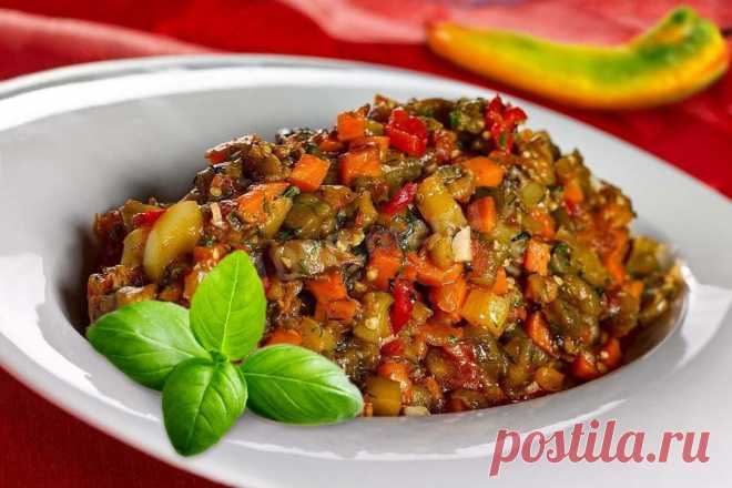 Баклажанная икра кусочками на зиму пальчики оближешь рецепт с фото - 1000.menu