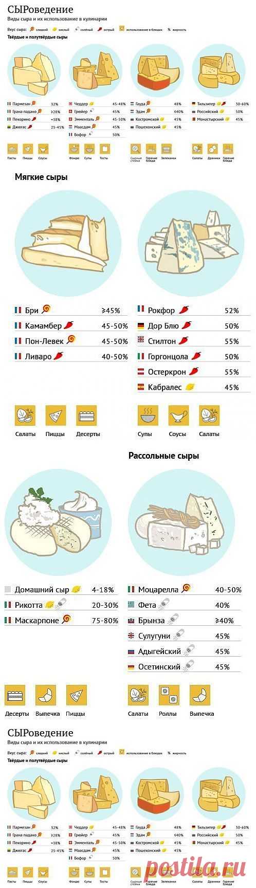 Справочник по сырам .