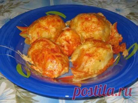 Картофель запеченный под сыром - пошаговый рецепт с фото