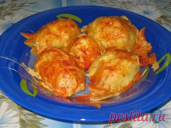 Картофель запеченный под сыром - пошаговый рецепт с фото