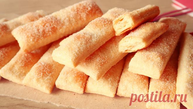 Слоеные язычки: хрустящие снаружи и нежные внутри. Вкуснятина на праздник и будни | Кухня от Татьяны | Яндекс Дзен