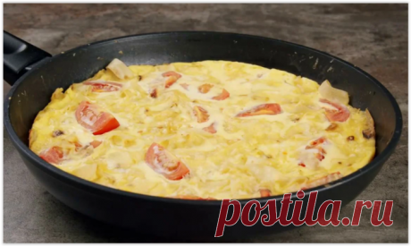 Стригу лаваш ножницами, заливаю яйцами и получаю вкусное, оригинальное блюдо на завтрак! - Ваши любимые рецепты - медиаплатформа МирТесен