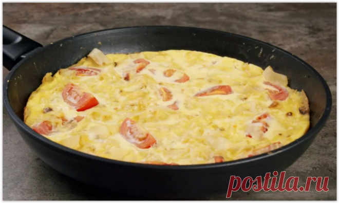 Стригу лаваш ножницами, заливаю яйцами и получаю вкусное, оригинальное блюдо на завтрак! - Ваши любимые рецепты - медиаплатформа МирТесен