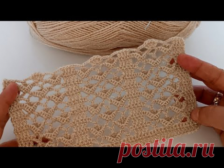 вы не думаете, что это здорово? Самый красивый дизайн крючком, который я когда-либо делал