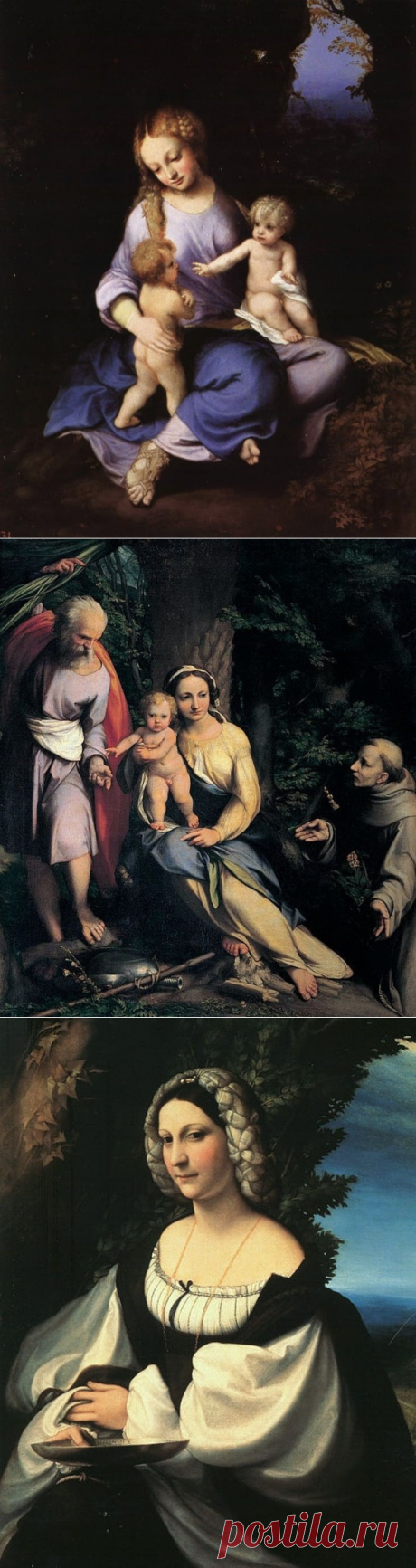 Художник Антонио Аллегри Корреджо (Antonio Allegri Correggio). Картины