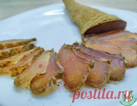 Бастурма из филе куриной грудки – кулинарный рецепт