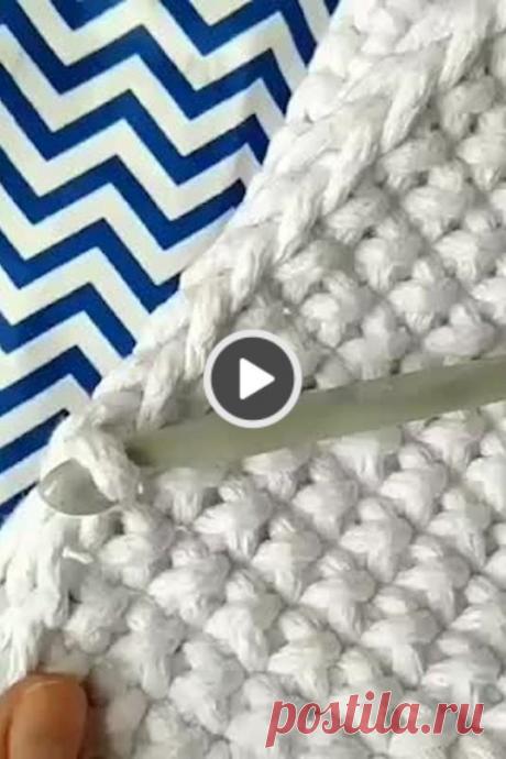 Crochet X pattern knitting