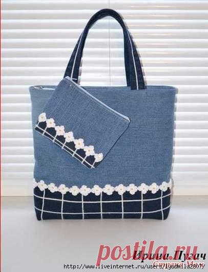 Джинсовые сумочки от Ирины Пугач