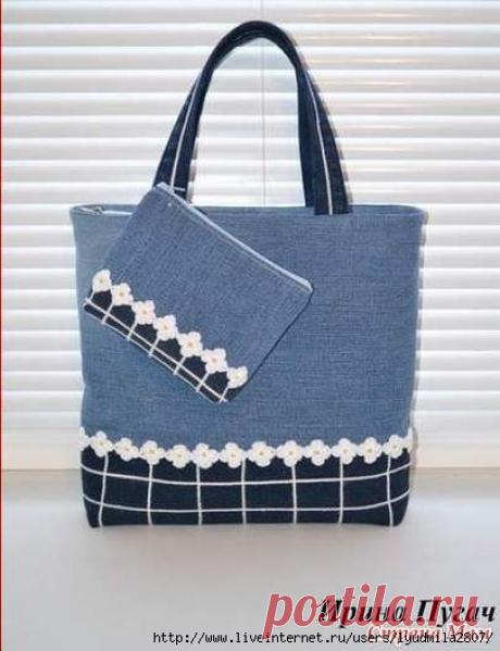 Джинсовые сумочки от Ирины Пугач