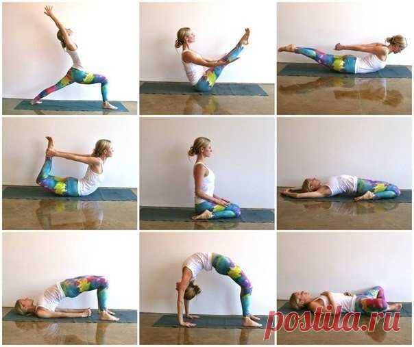 КОМПЛЕКС ДЛЯ ТЕХ, КТО МНОГО СИДИТ

1. Поза воина. Совершите выпад вперед с правой ноги. Убедитесь, что переднее колено находится над пяткой. Поднимите туловище так, чтобы ваши плечи были точно над бедрами. Сделайте вдох и поднимите руки вверх, немного прогнитесь назад. Удерживайте в течение 5 вдохов, а затем смените сторону.
Показать полностью…