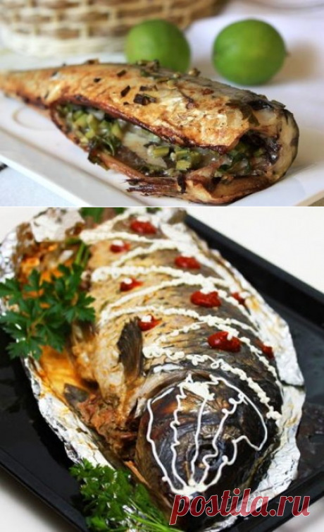Скумбрия запеченная в духовке, пошаговый кулинарный рецепт с фото / Простые рецепты