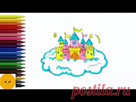 How to draw a castle || Как нарисовать замок