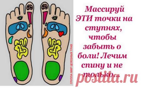 Точки на ступнях