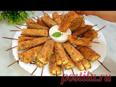 Очень вкусный рецепт запеченных кабачков! Вы больше не будете жарить кабачки после этого полезного р