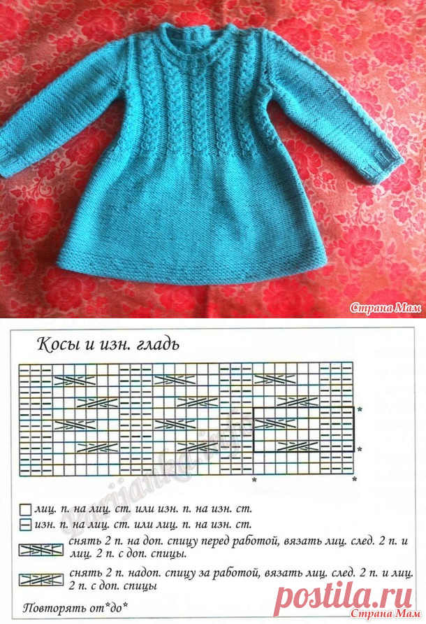 . Платье для Даши - Вязание - Страна Мам