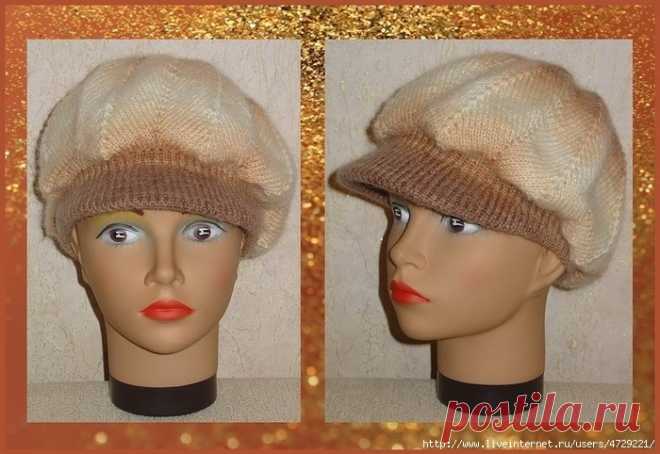 (1) Вязаная кепка узором *зигзаг* - luv_vie — ЖЖ