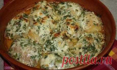 Запеченная картошка в чесночном масле!