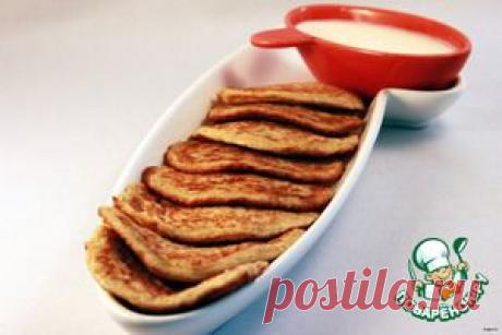 Капустные блинчики из ржаной муки - кулинарный рецепт