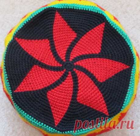 Мои рукоделия// Мой вариант шапки Боба Марли в стиле регги