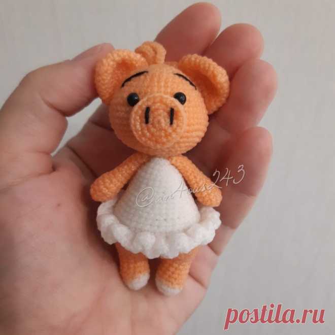 Вяжем свинку амигуруми: МК