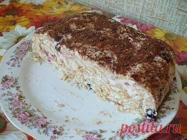 Торт скорый без выпекания / Удивительная еда!