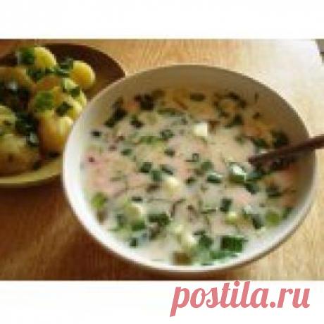 Щавелевая окрошка на кефире Кулинарный рецепт