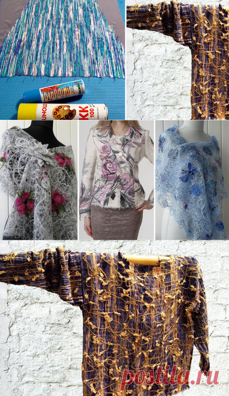 Модная техника crazy wool. Для создания такой красоты вам даже не нужно уметь вязать!