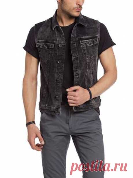 LCWaikiki.com - XSIDE Vest - Black Rodeo+M