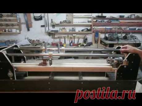 Витые балясины (каннелюр). Часть 1. The milling machine for wood. Part 1. - YouTube