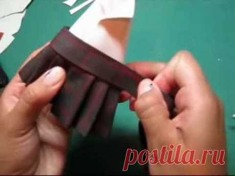 Como Hacer Blusa Con Chaleco y Falda Con Prenses para Muñecas 3d  fofuchas en foamy Gomaeva.wmv
