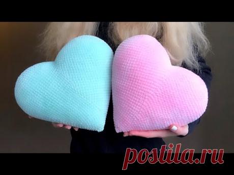 Вязаное сердце крючком. Подробный Мастер-класс.