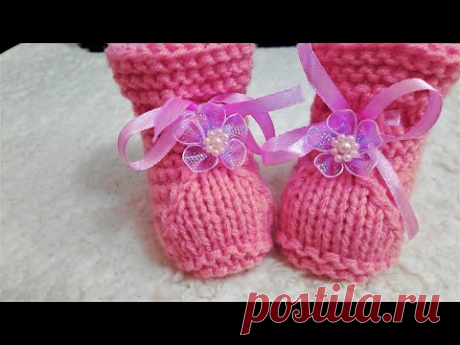 ПРОСТЫЕ ПИНЕТКИ СПИЦАМИ. СВЯЗАНЫ ОТ ПОДОШВЫ. ПОДРОБНЫЙ Мастер КЛАСС.