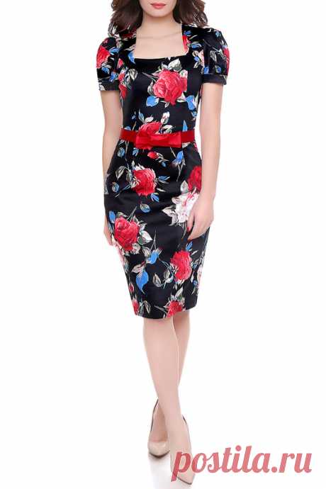 Купить Платье Olivegrey PL000275L(DAISY) ЧЕРНО-РОЗОВЫЙ со скидкой в интернет-магазине kupivip.ru - распродажа