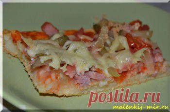 Пицца на кефирном тесте | Мой маленький мир