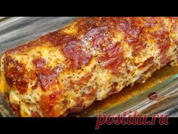 Мясной Рулет - моё коронное блюдо! И в пир, и в мир не стыдно подать. Всегда хвалят и просят рецепт!