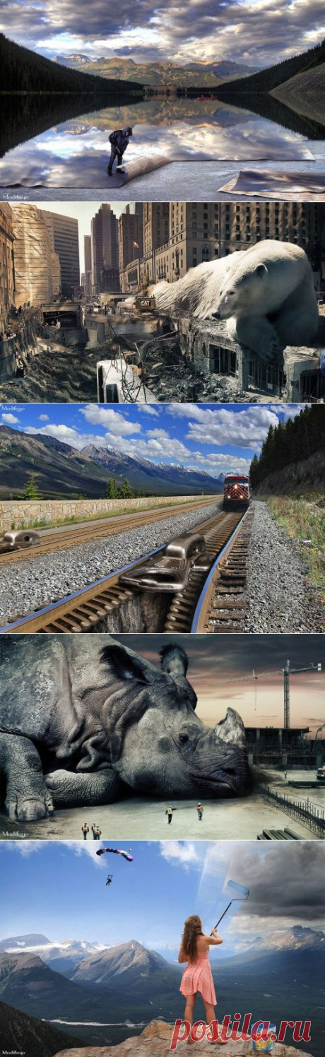 Сюрреалистические фотоманипуляции Modifeye